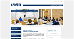 Desktop Screenshot of cadfem-academic.com